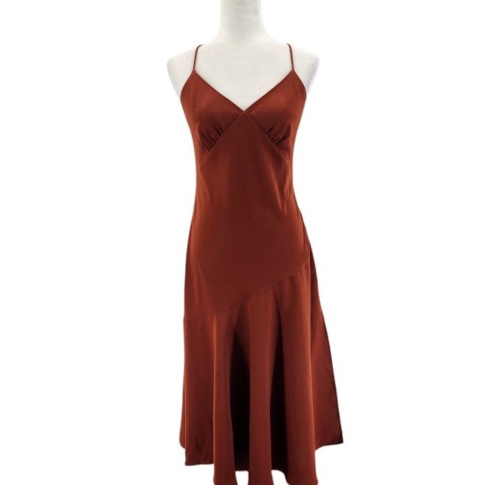 Banana Republic Slip Dress in Rust